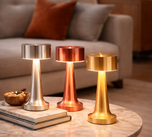 Cordless Dimmable LED Rechargeable Table Lamp ModernArt - Modern via Touch | Living Room | Reading Lamp | Bedside Lamp